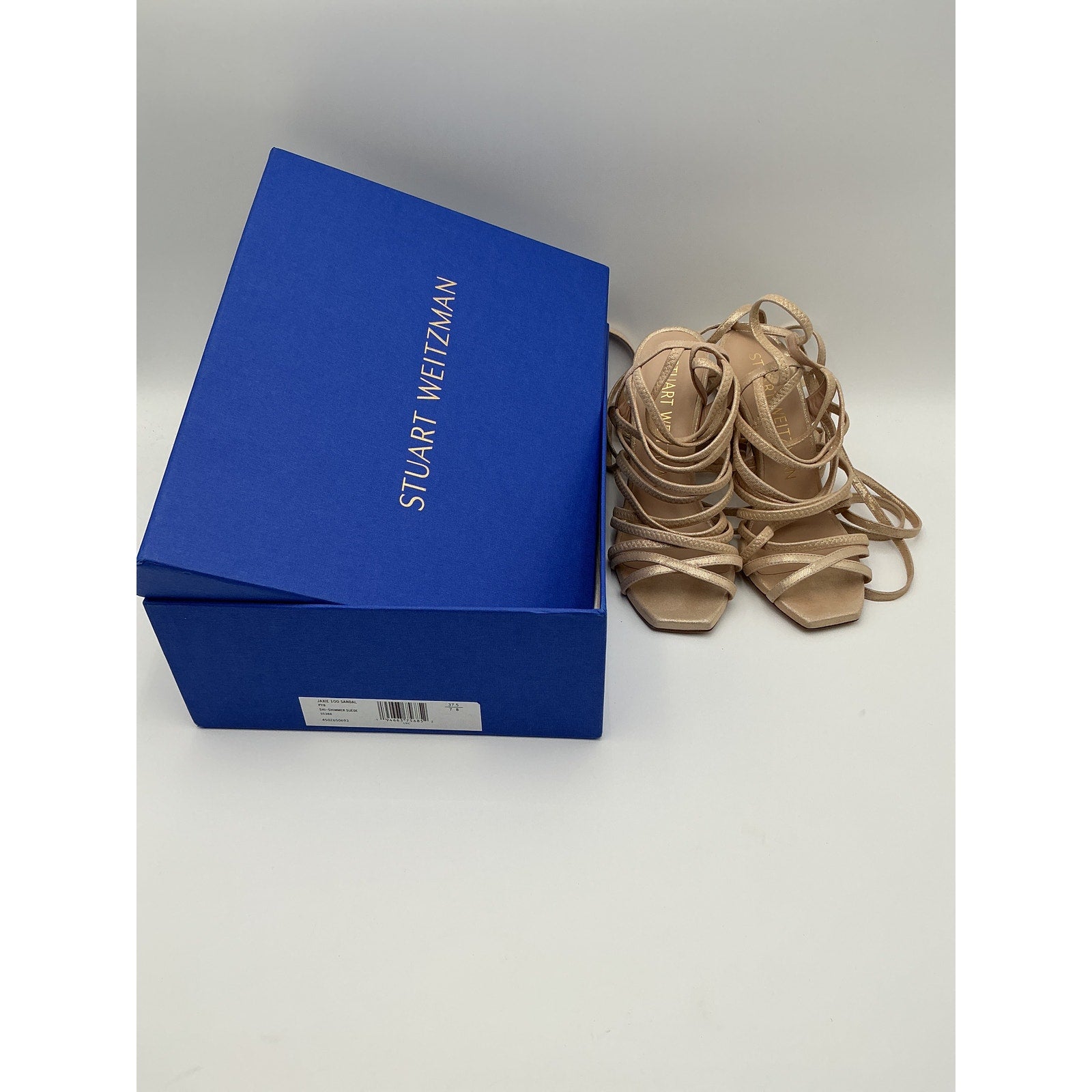 Stuart Weitzman 'Jaxie' Brown Sandal Size 6.5