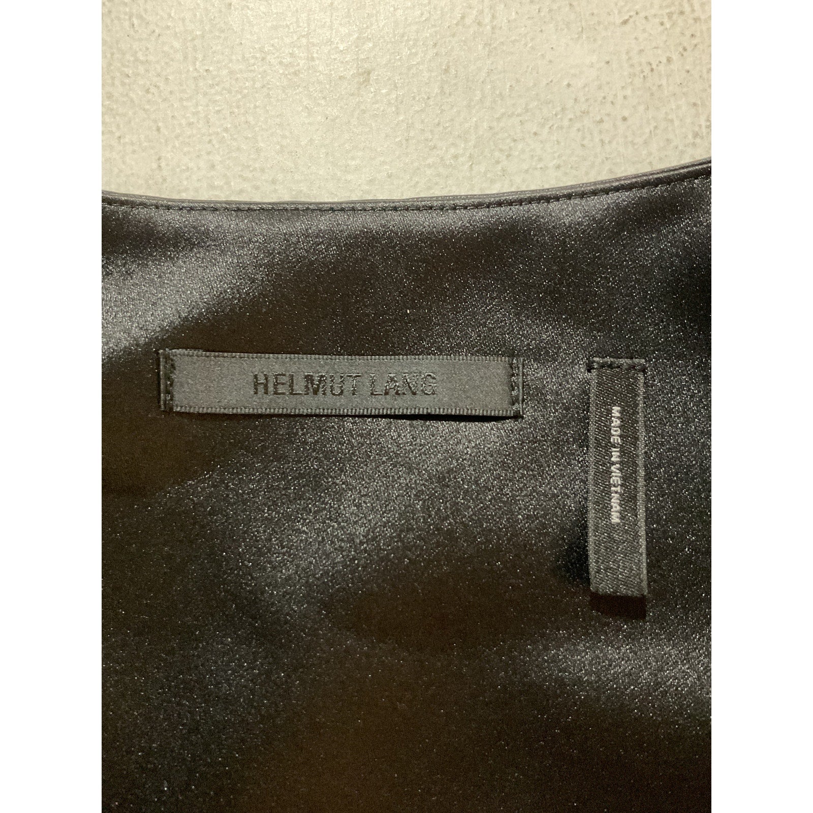 Helmut Lang 'Tux' Black Wool Vest Size 4