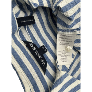 Veronica Beard Striped Multicolor Jean Almera Top Size XS