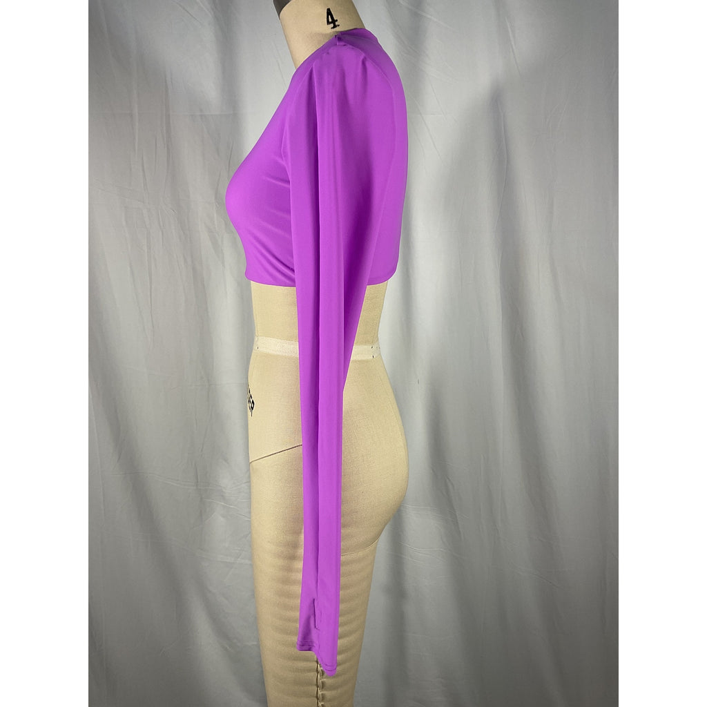Alex Perry 'Deren' Purple Crop Top Size 4