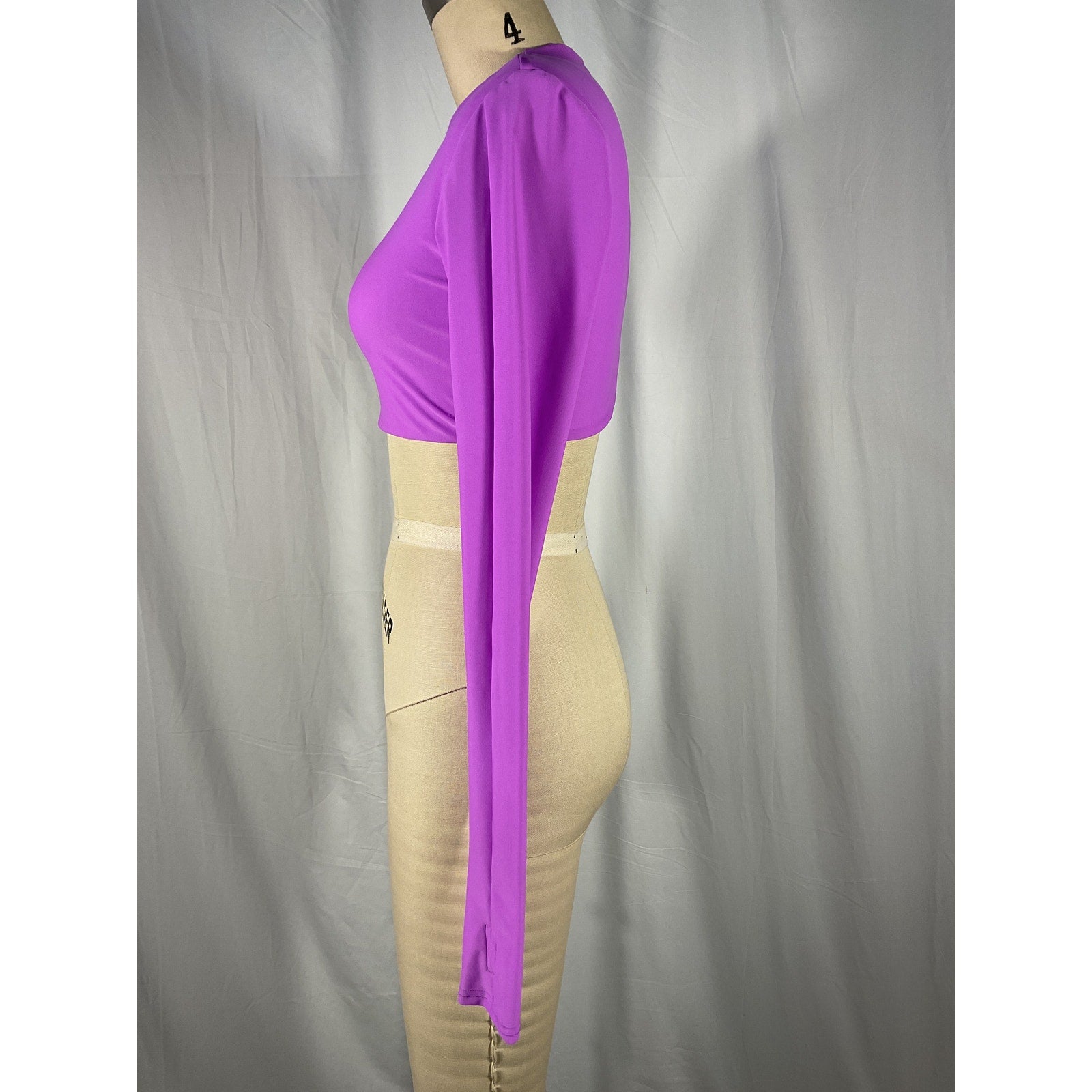 Alex Perry 'Deren' Purple Crop Top Size 4