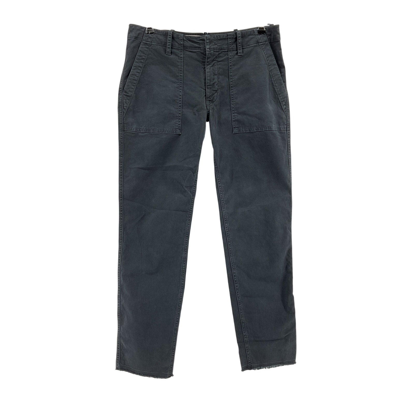 Nili Lotan 'Jenna' Black Cotton Pants Size 4