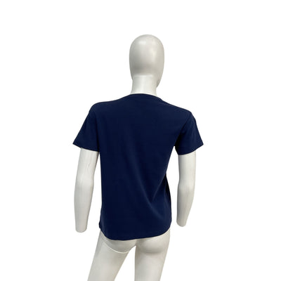 Loewe Printed Blue Cotton-Jersey T-Shirt Size S