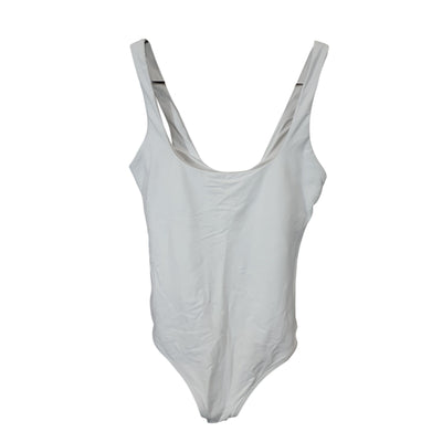 Alix Nyc Sleek White Mott Size M Tank Bodysuit