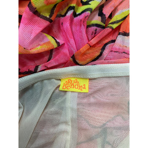 Agua Bendita Vibrant Praia Multicolor Nana Dress Size S