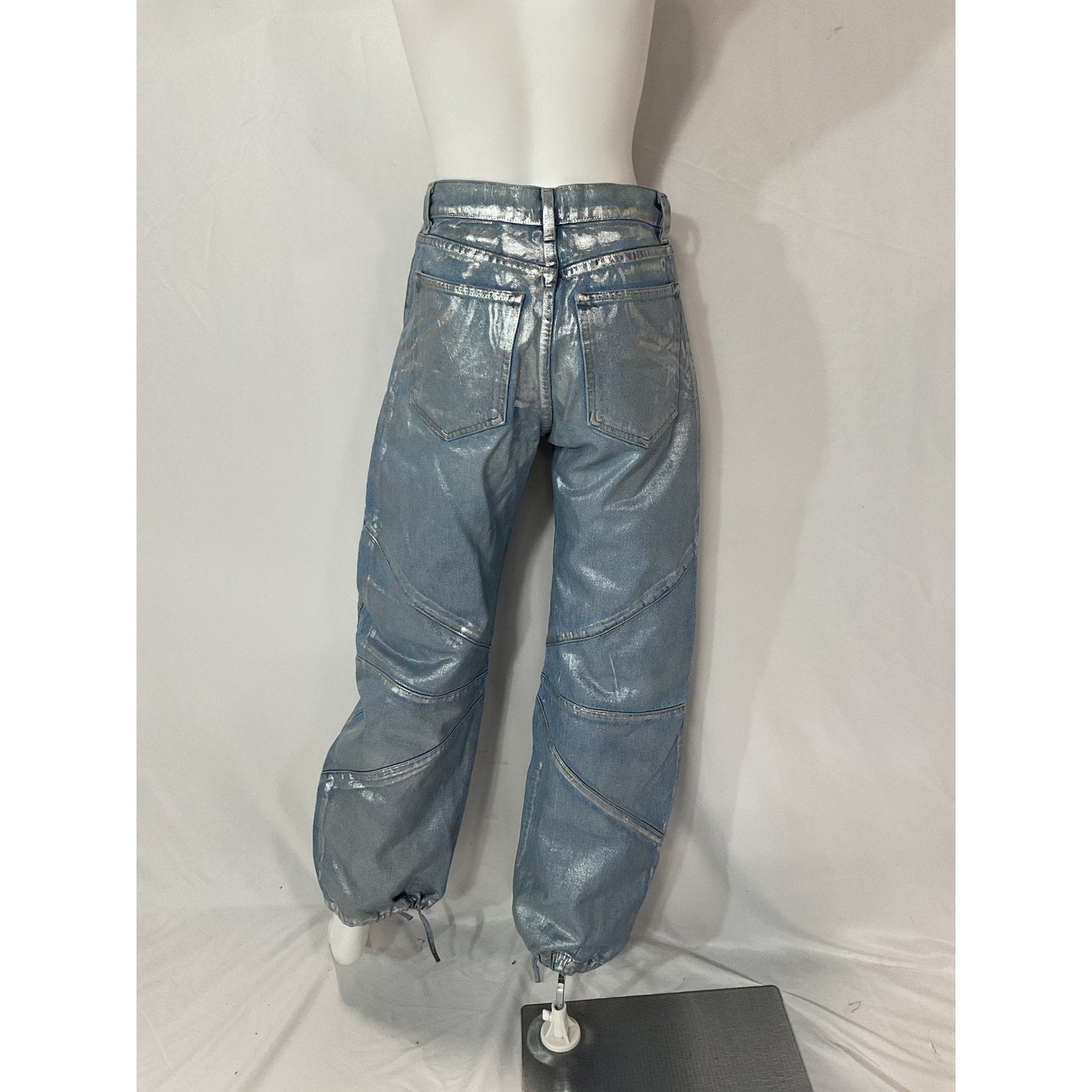 Eb Denim 'Frederic' Silver Coated Denim Jean Size 26