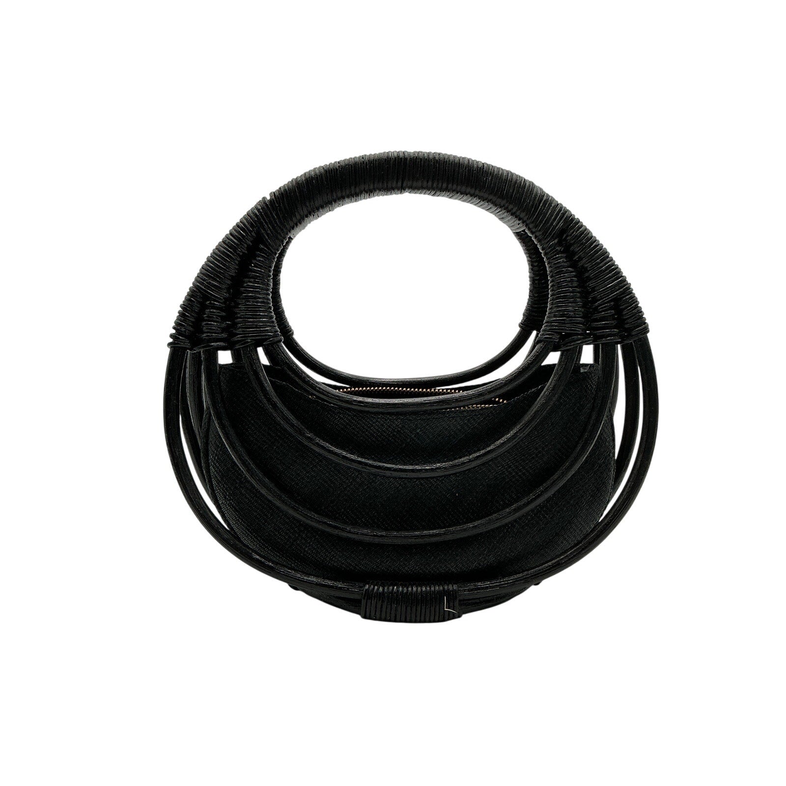 Aranaz 'Curba' Black Mini Handbag