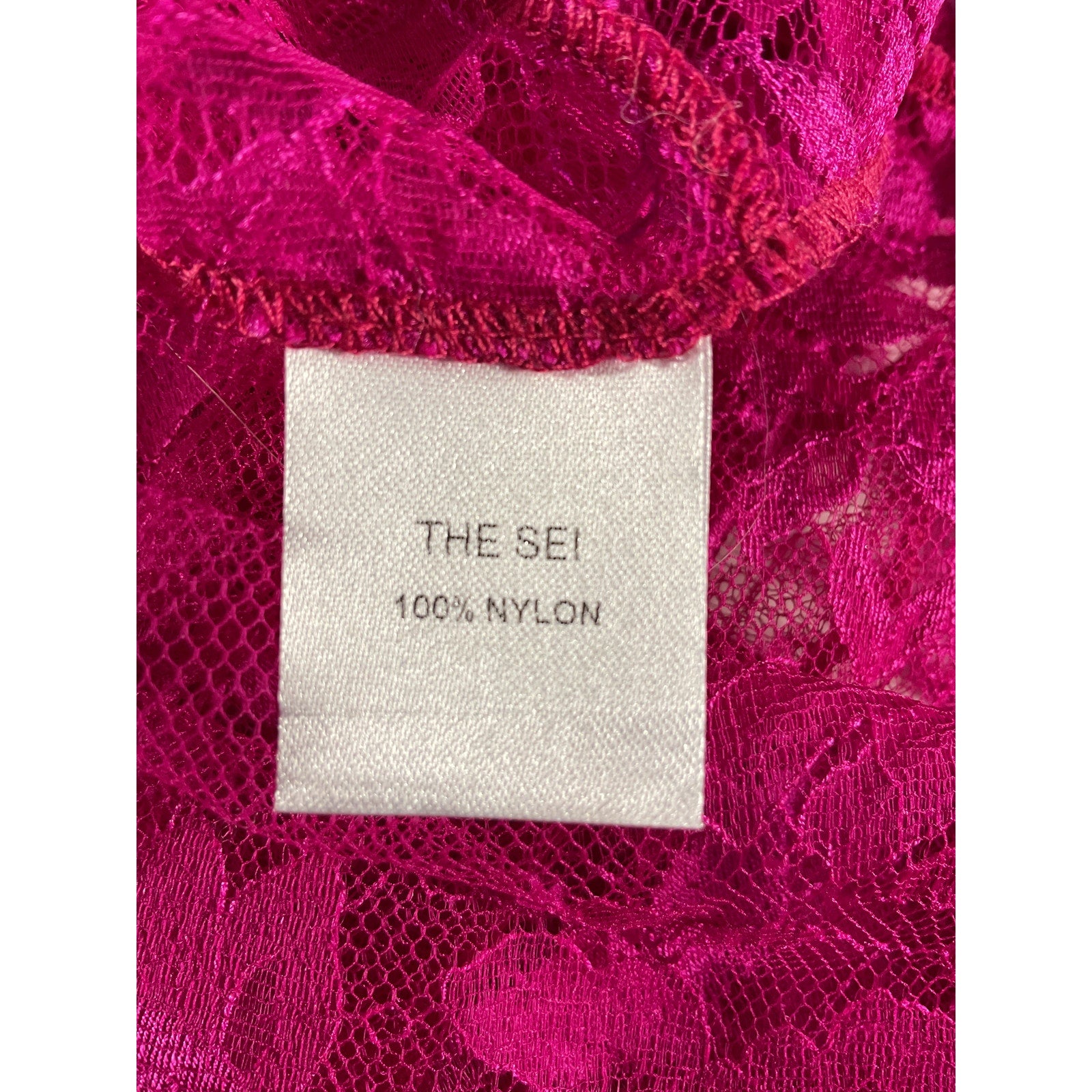 The Sei Lace Pink Tee Size 4