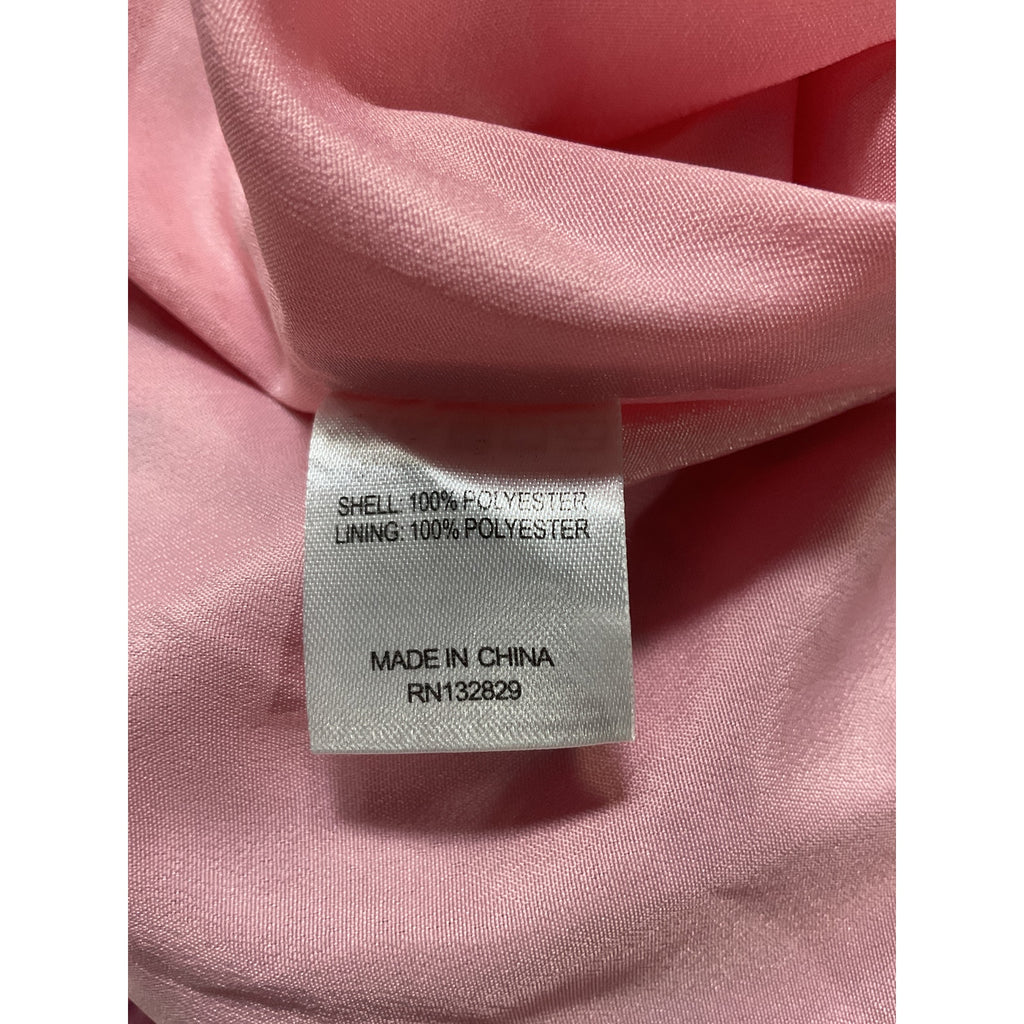 Majorelle 'Elaine' Pink Semi Sheer Midi Dress Size L