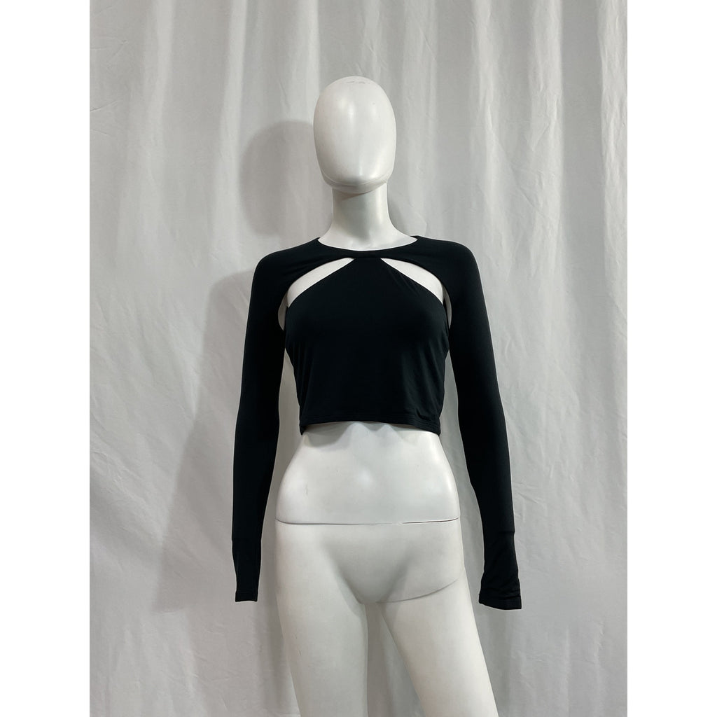 Ser.O.Ya 'Sierra' Black Spandex Top Size M