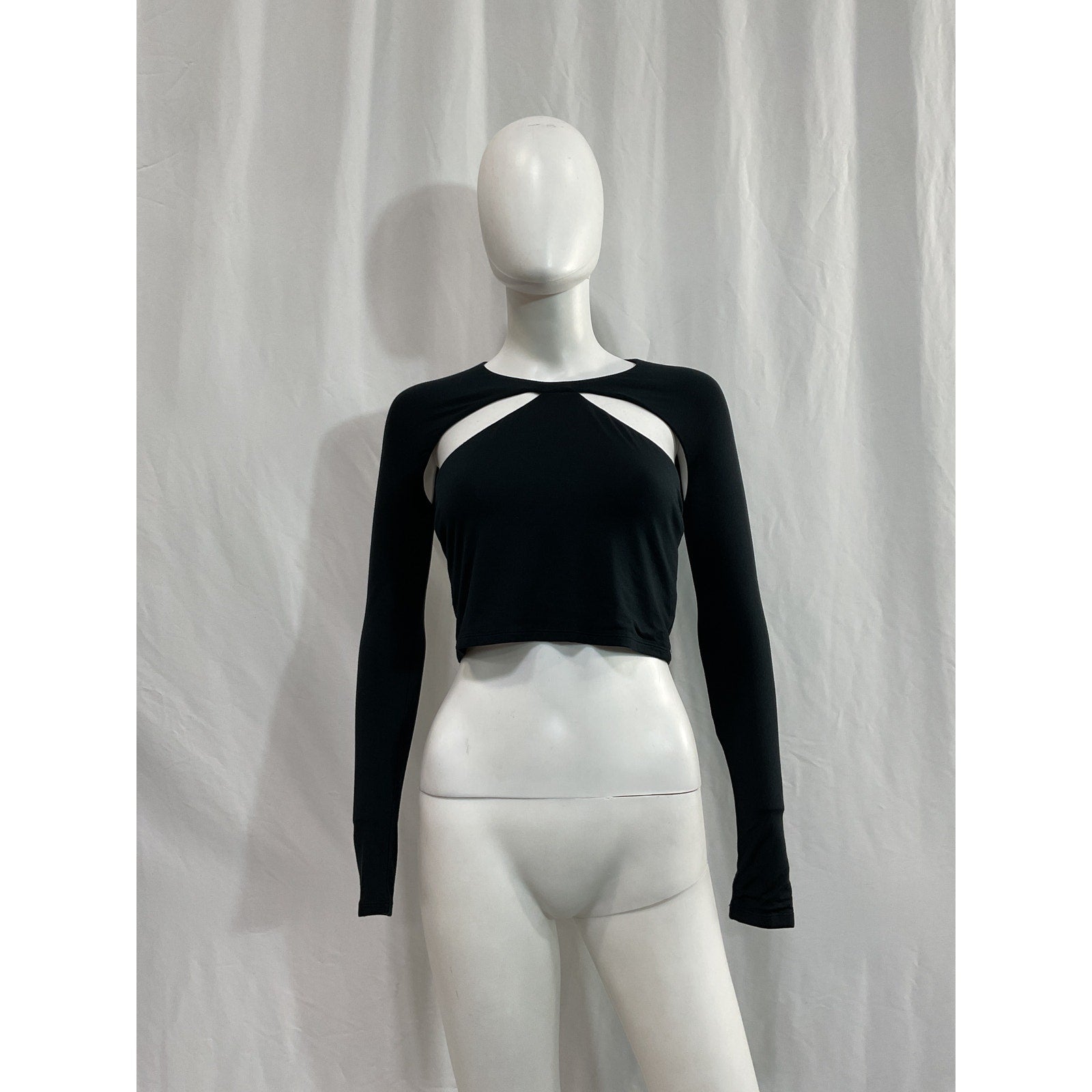 Ser.O.Ya 'Sierra' Black Spandex Top Size M
