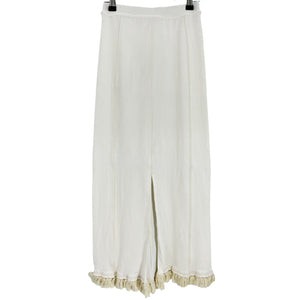 Acne Studios Ribbed Cream Midi Skirt Size XS