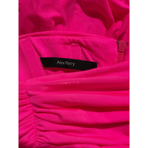 Alex Perry Ruched Pink Haynes Gown Size 10