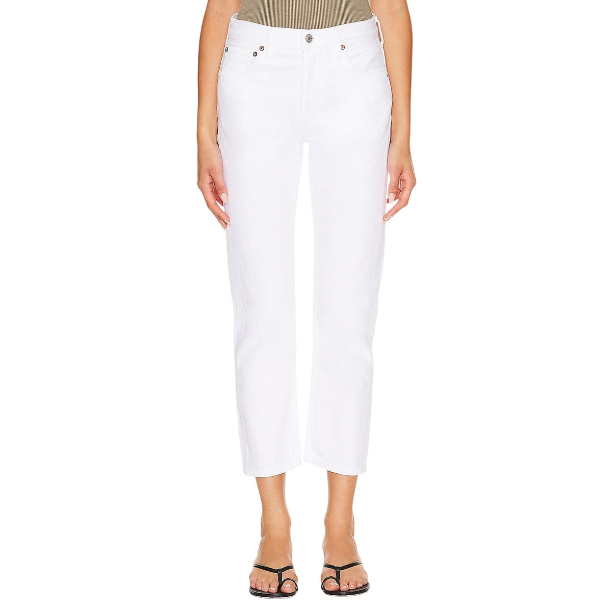 Agolde Vintage White Parker Denim Jeans Size 24