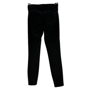 L'agence Sleek Black Margot High Rise Skinny Denim Jeans Size 25