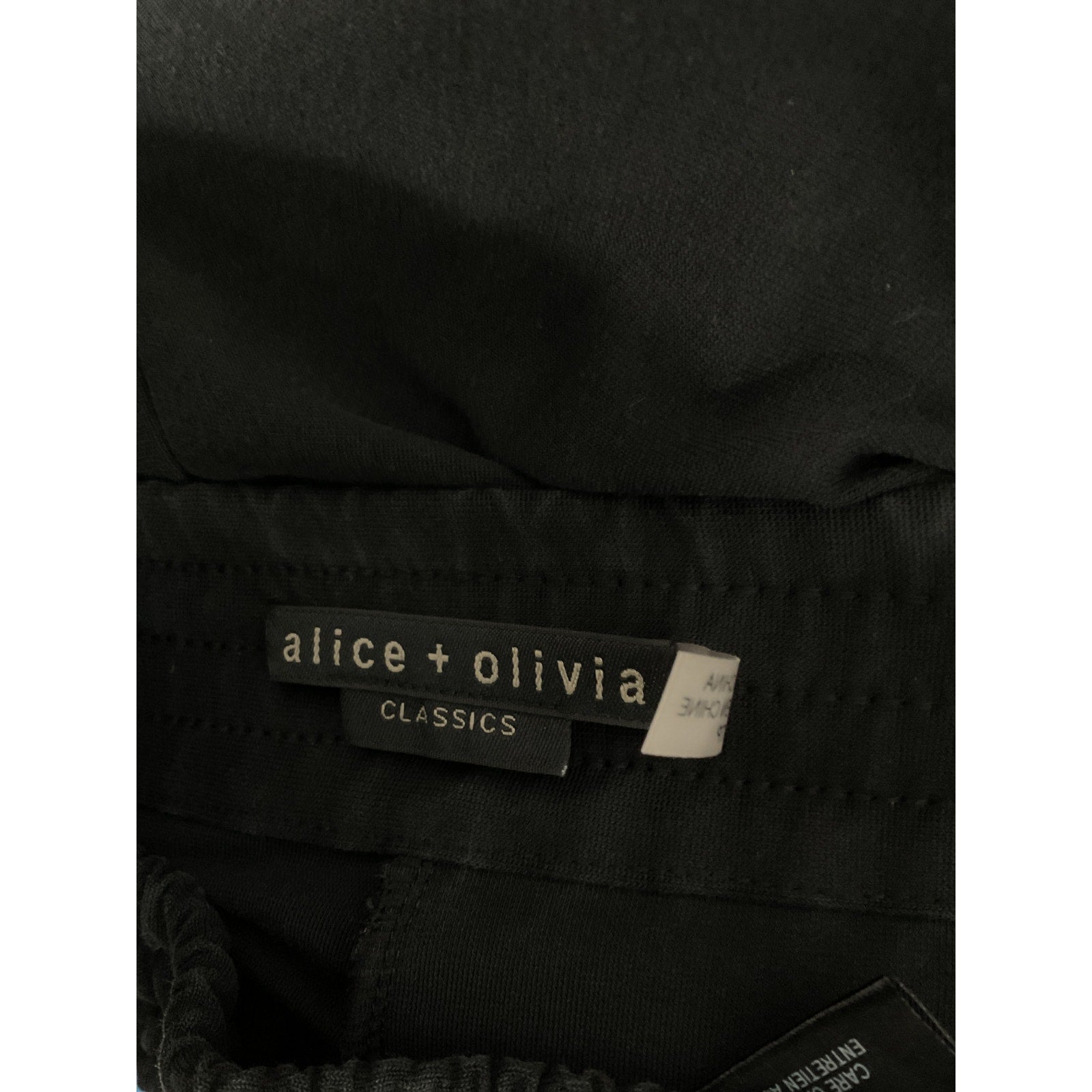 Alice + Olivia 'Kenley' Black Palazzo Pant Size XS