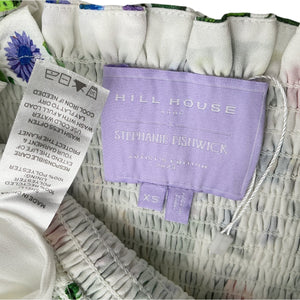 Hill House Home Floral Multicolor Ellie Artists Edition Midi Dress Size XS