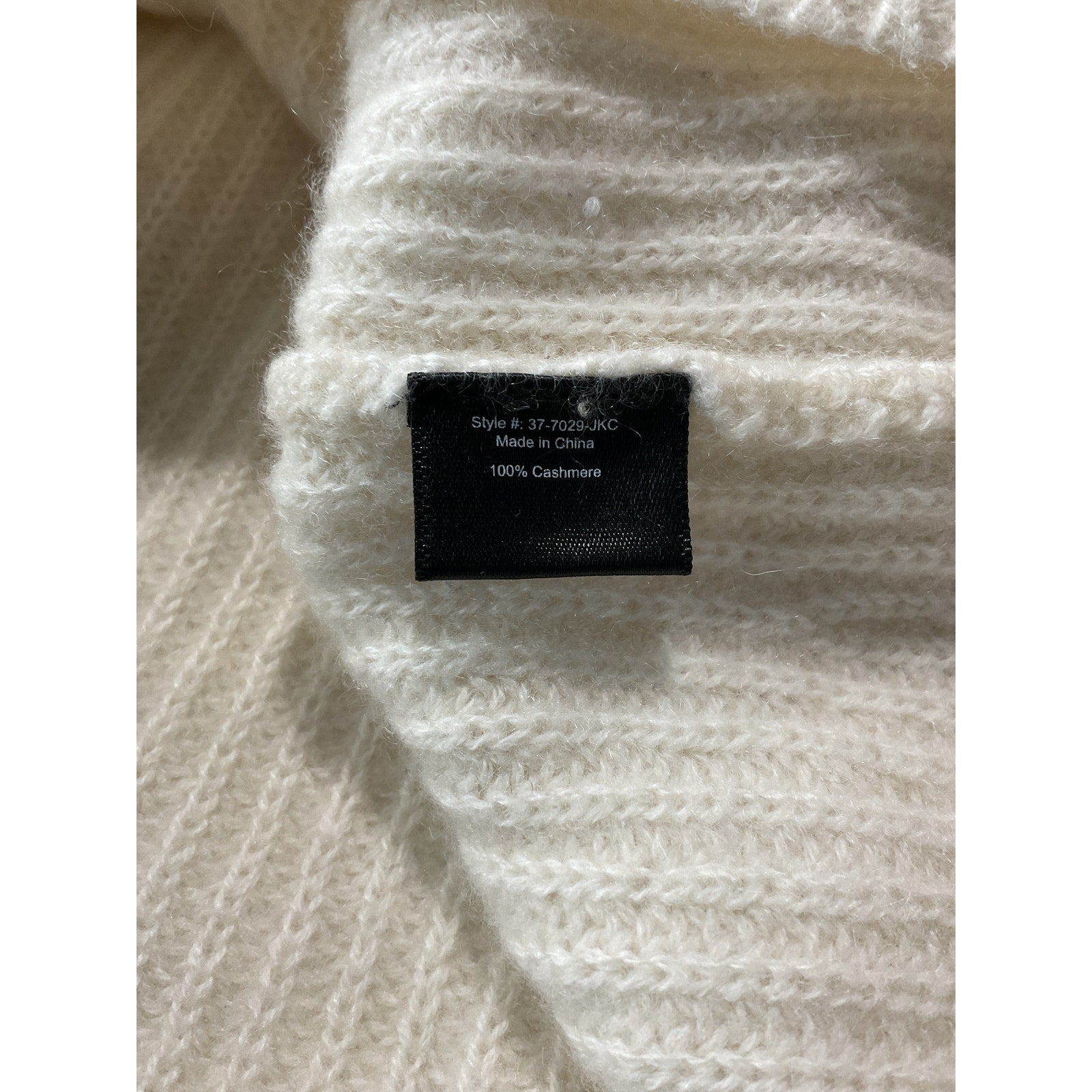 Jenni Kayne 'Fisherman' Ivory Cashmere Sweater Size XS