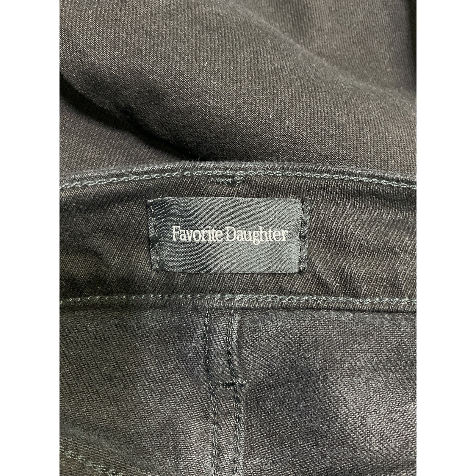 Favorite Daughter The 'Vivi' Black Cotton Jeans Size 26