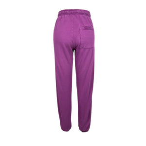 Sporty & Rich Cozy Magenta Classic Logo Sweatpants Size XS