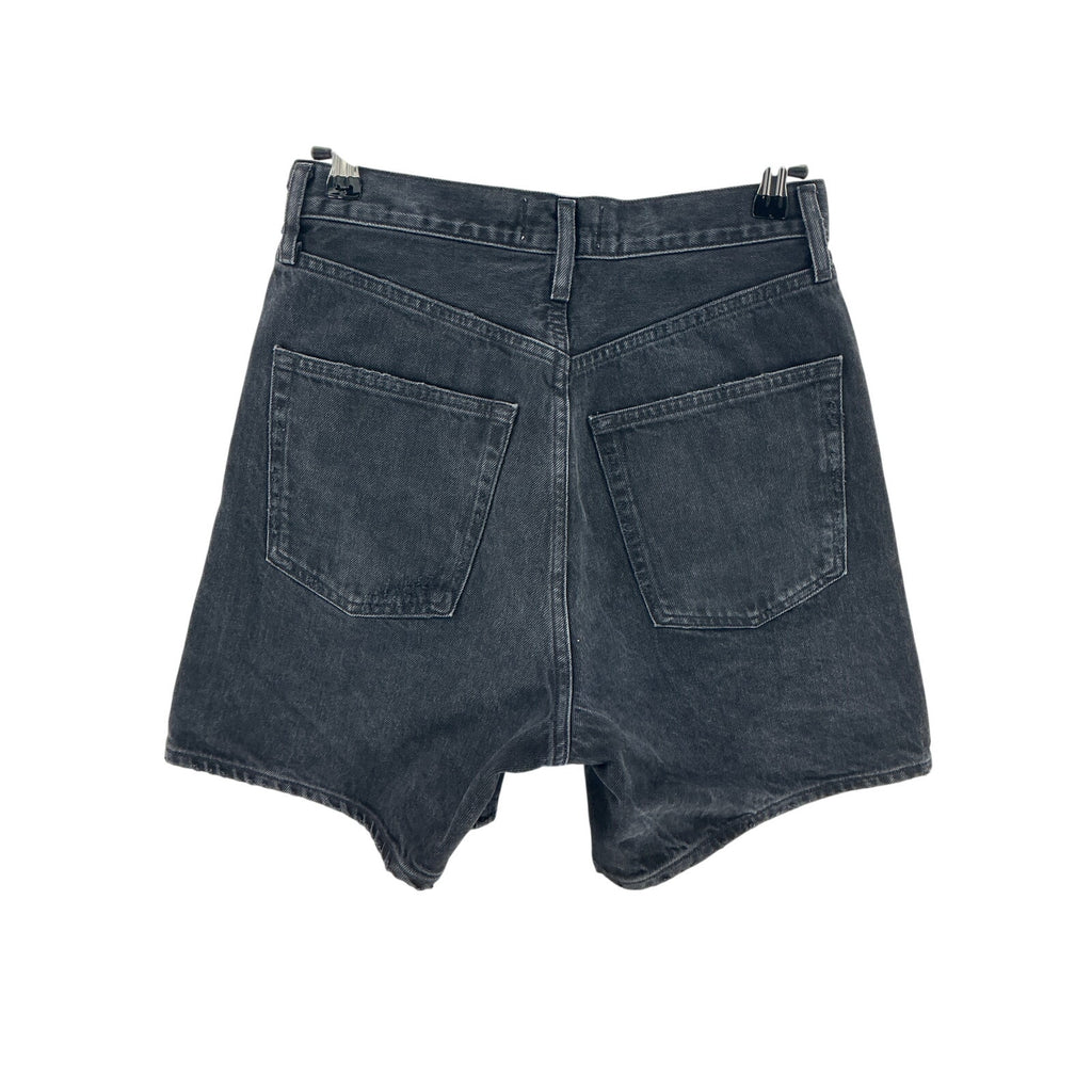 Agolde 'Stella' Black Cotton Short Size 25
