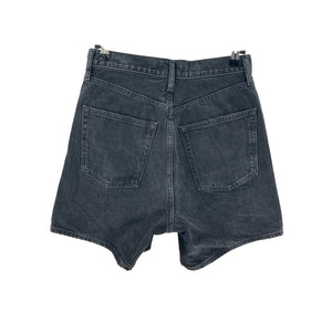 Agolde 'Stella' Black Cotton Short Size 25