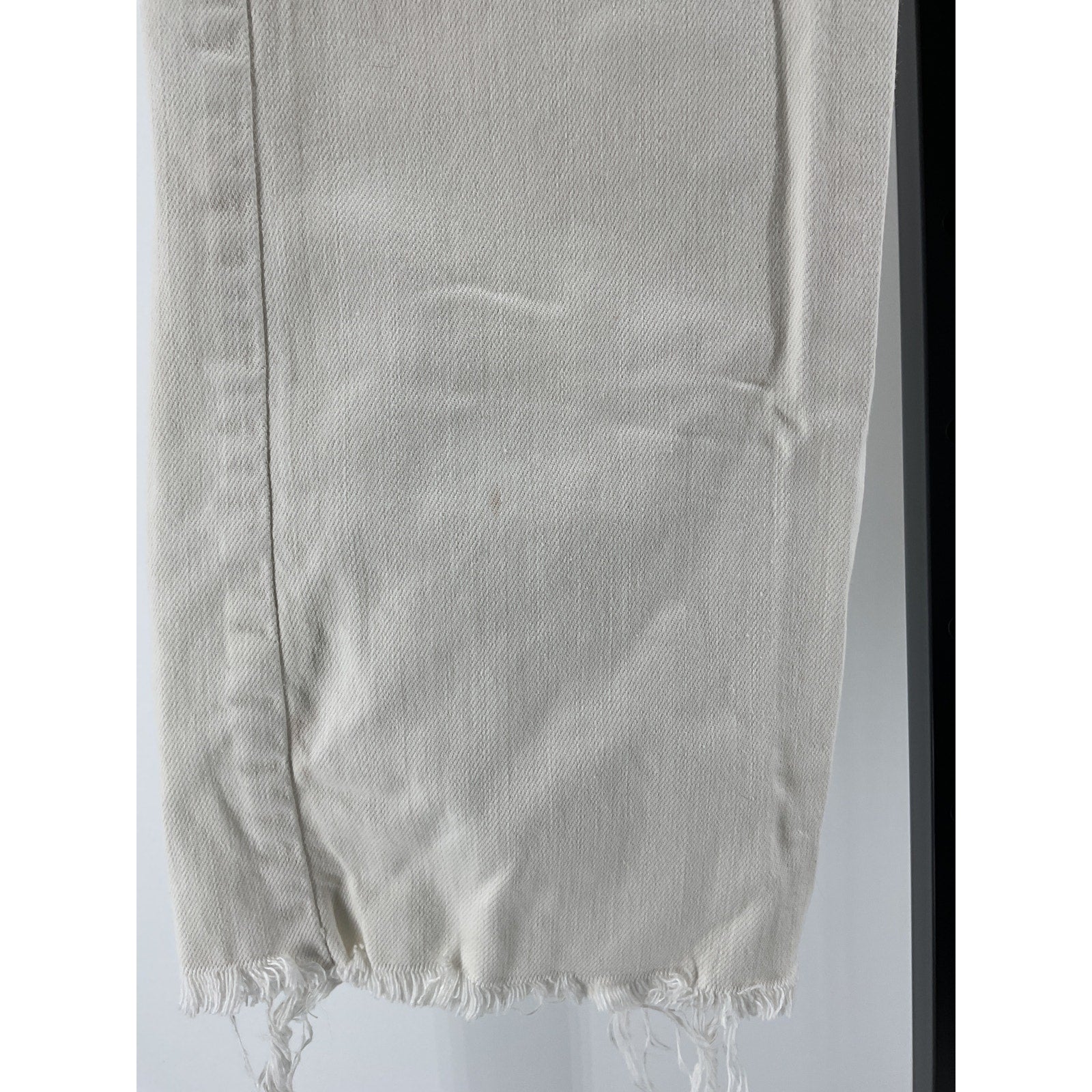 Favorite Daughter 'The Valentina' Super High Rise Mini Bootcut White Denim Jean Size 28