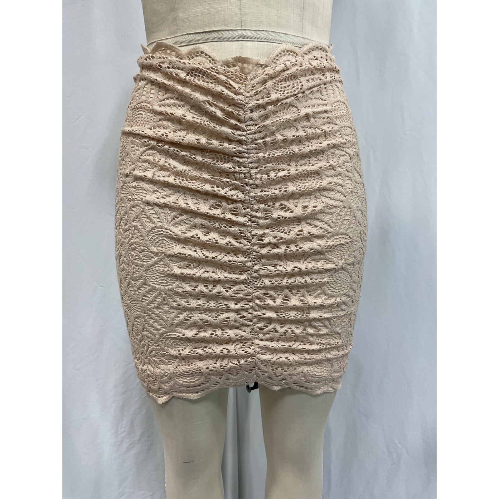 Michael Costello x Revolve 'Stephanie' Beige Skirt Size XS
