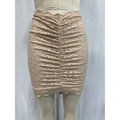 Michael Costello x Revolve 'Stephanie' Beige Skirt Size XS