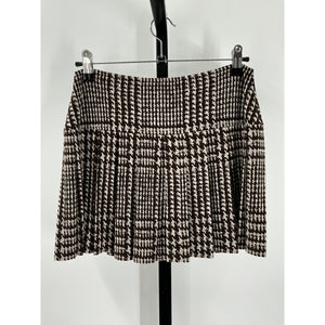 Norma Kamali Chic Multicolor Pleated Micro Skirt Size S