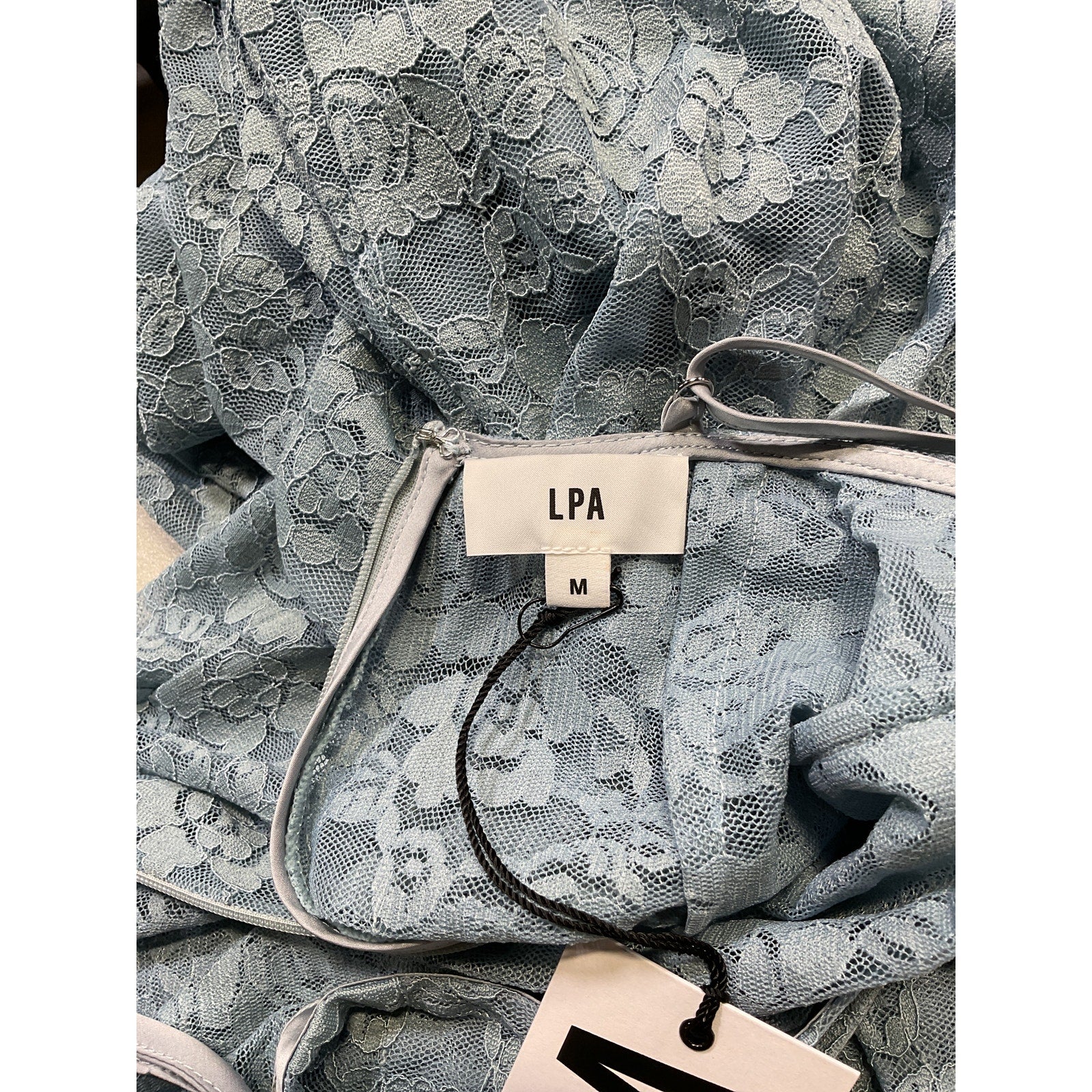 Lpa 'Serafina' Blue Lace Maxi Dress Size M - NWT
