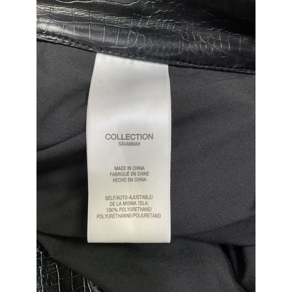 Favorite Daughter 'The Shay' Black Polyurethane Skirt Size 29