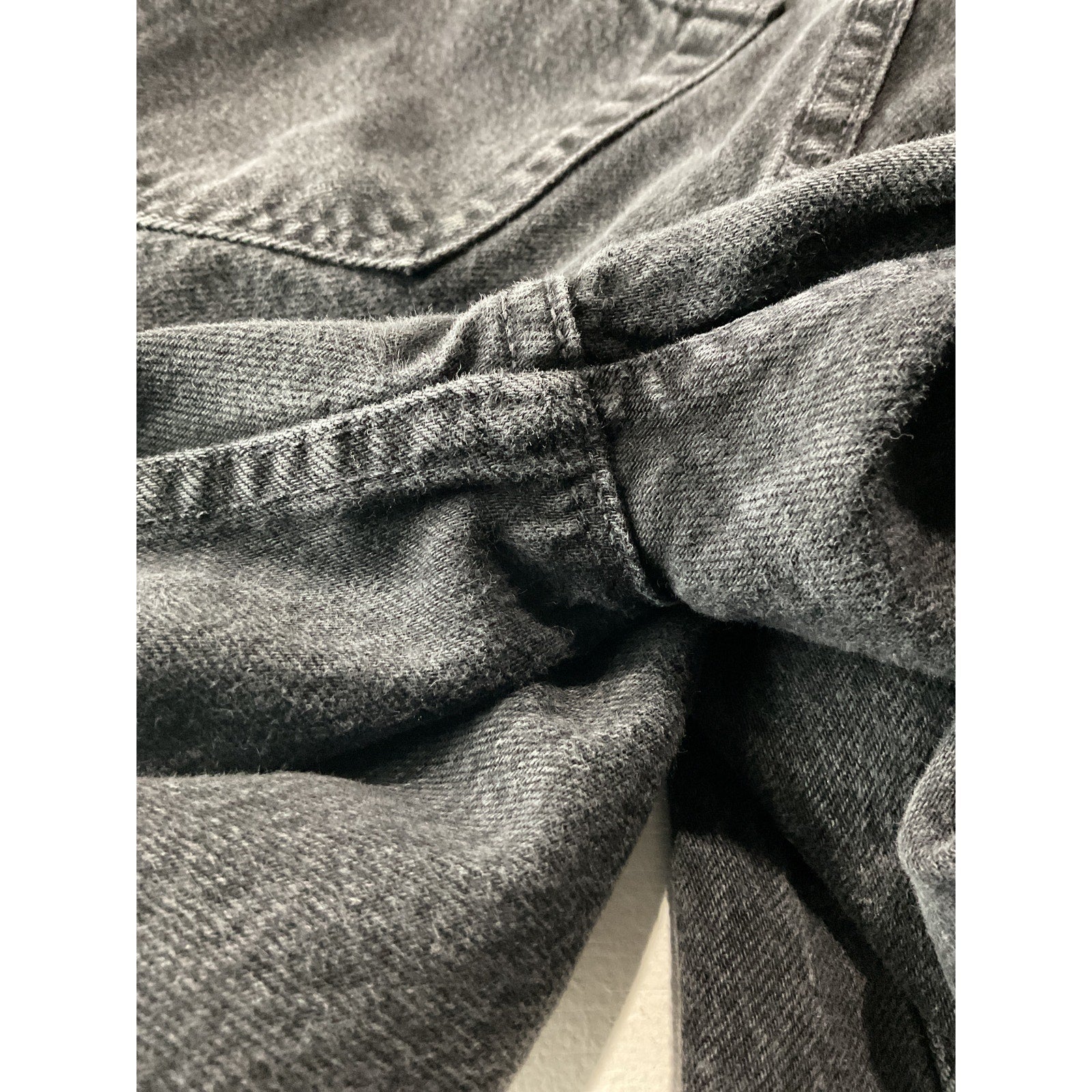 Mother Snacks! High Waisted Double Black Cotton Stack Hover Denim Jean Size 27