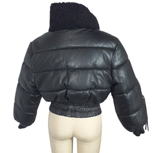 Retrofête Puffer Black Stevie Jacket Size S