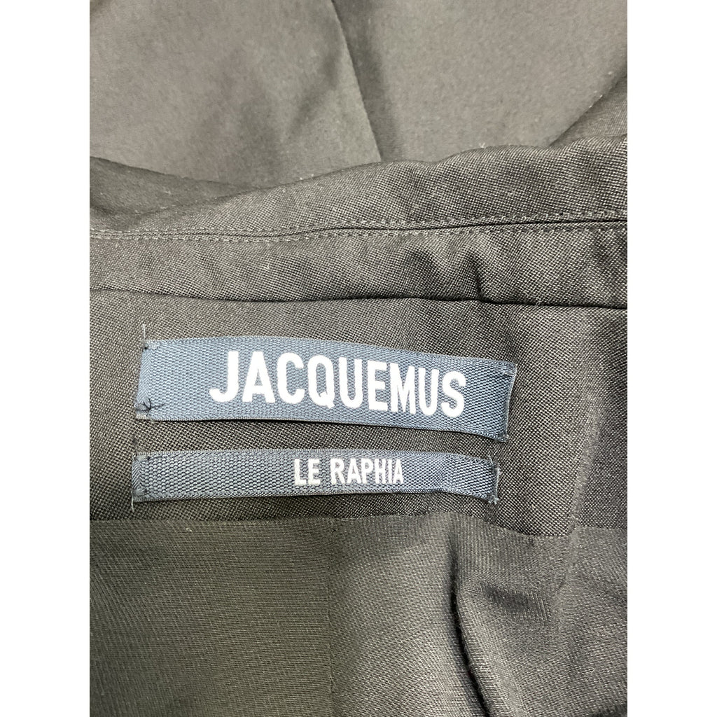 Jacquemus 'La Veste' Black Virgin Wool Tibau Size 42