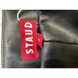 Staud 'Wells' Black Mini Skirt Size 0