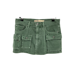 Grlfrnd 'Kiko' Green Cotton Skirt Size 25
