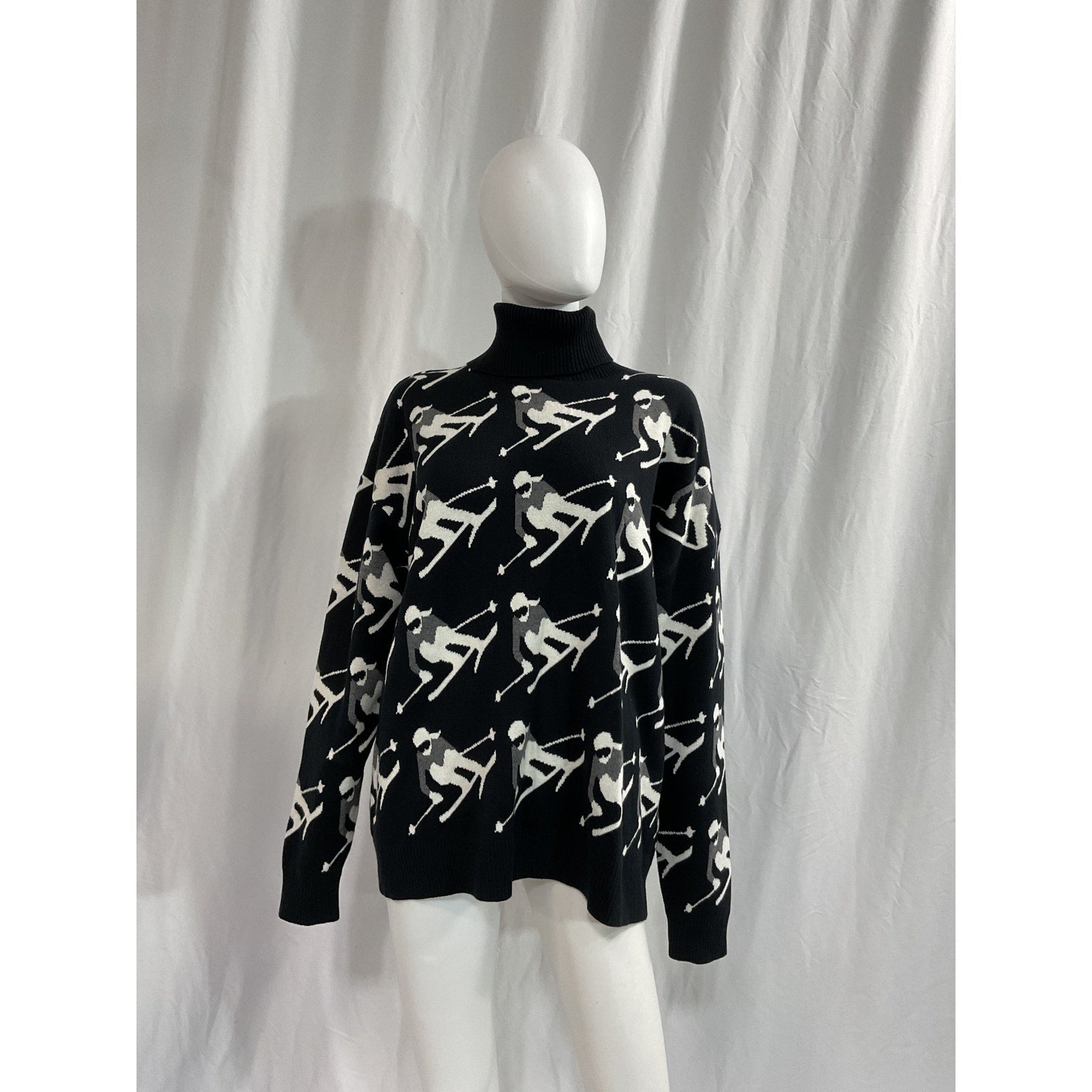 Alp N Rock 'Desi' Black Turtleneck Sweater Size XL - NWT