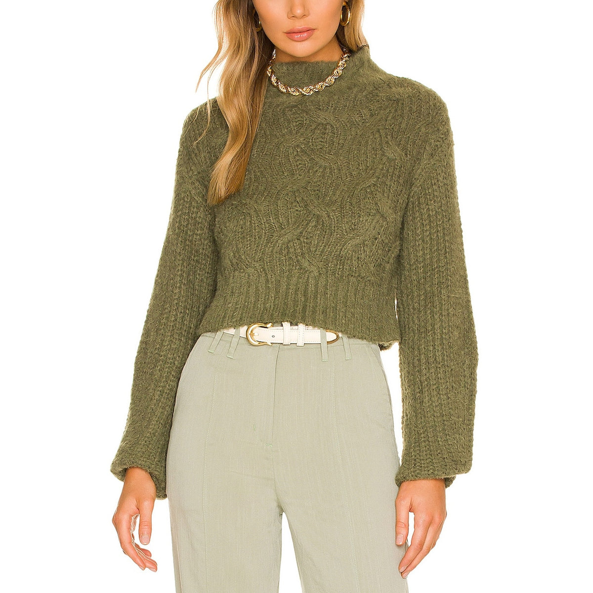 House Of Harlow 1960 'Dreamer' Green Pullover Size S