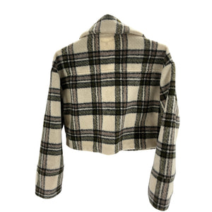 Tularosa Plaid Green Multi Josie Coat Size S