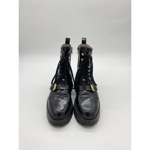 Allsaints 'Stellar' Black Leather Bootie Size 9