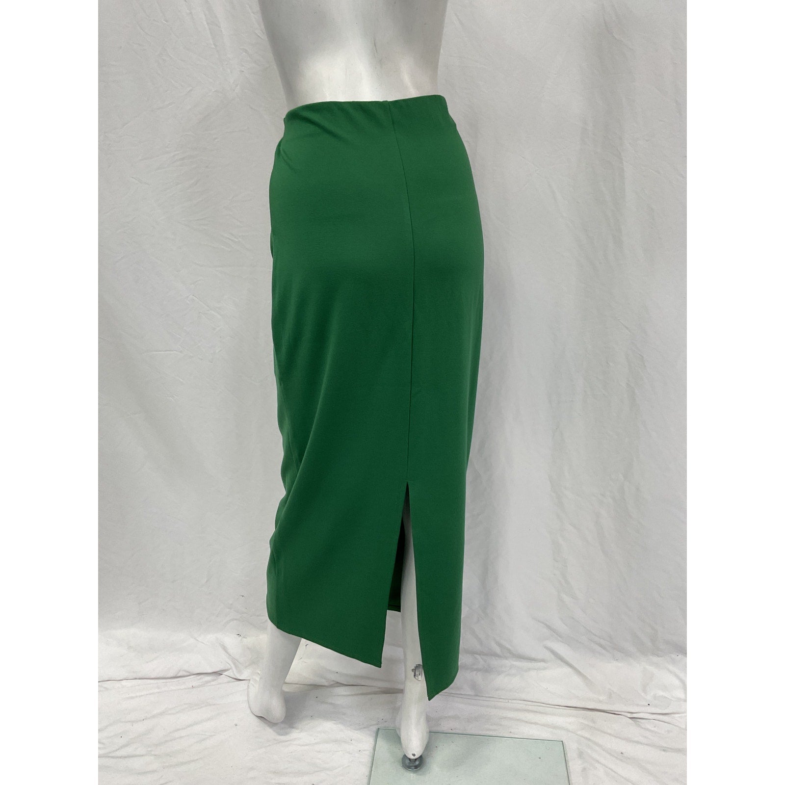 Michael Costello x Revolve 'Amira' Green Rayon Midi Skirt Size L