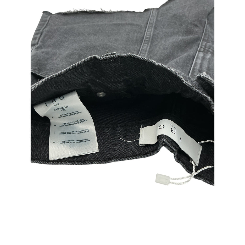 Iro 'Germinah' Black Cotton Shorts Size 23 S