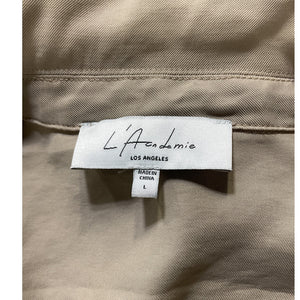 L'Academie Utility Beige Dylan Romper Size L