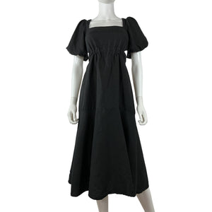 Astr The Label Puff Sleeve Black Angeles Dress Size XS