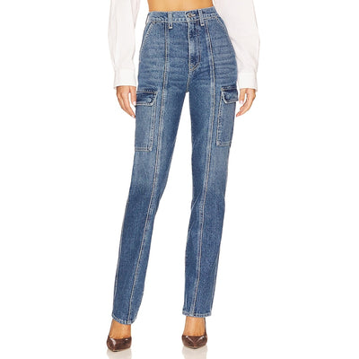 Grlfrnd Classic Cameron Harper Cargo Denim Jeans Size 24
