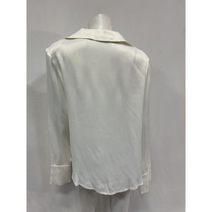 Atoir 'The Zodiac' White Sateen Shirt Size M