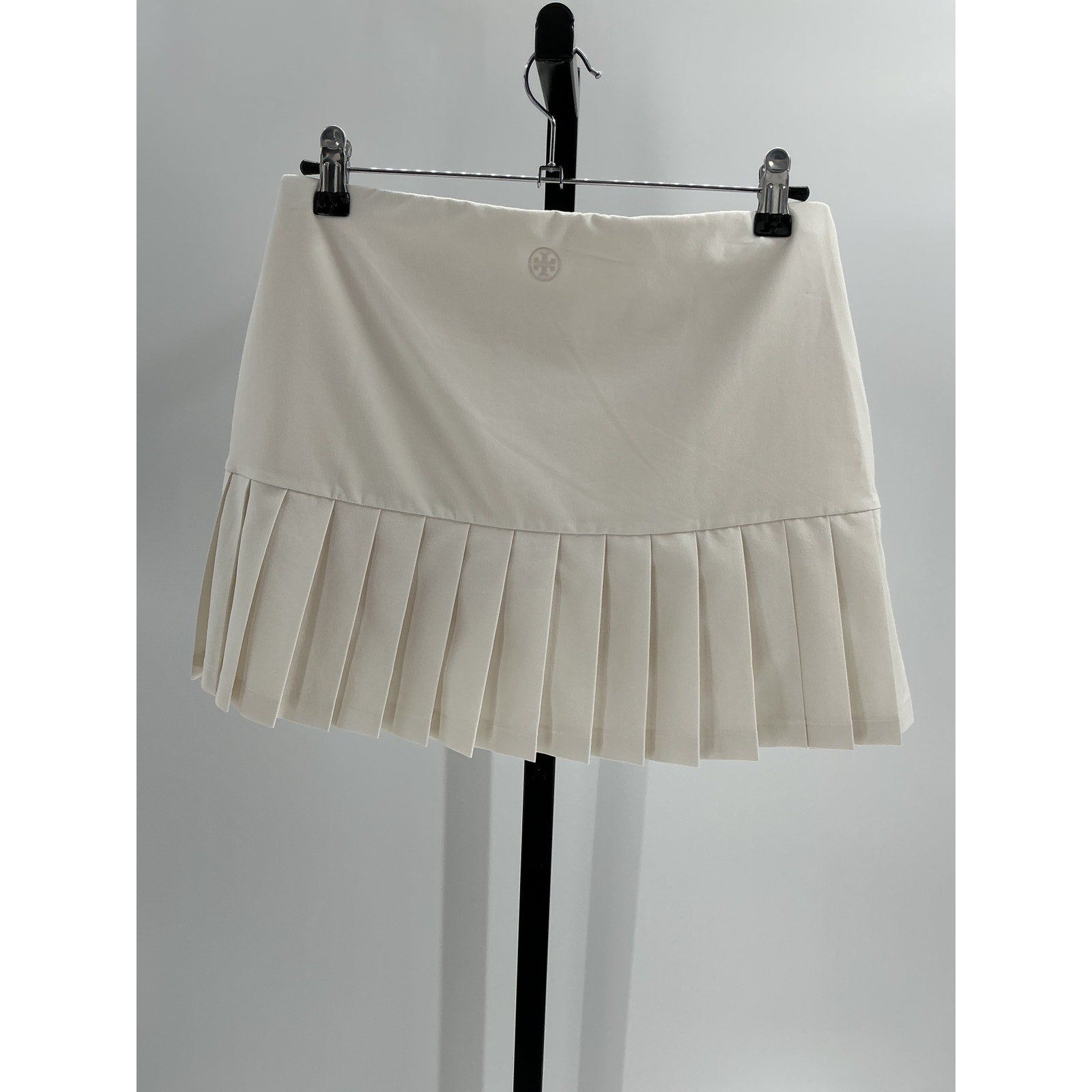 Tory Burch Pleated-Hem 'Tennis' Snow White Skirt Size S