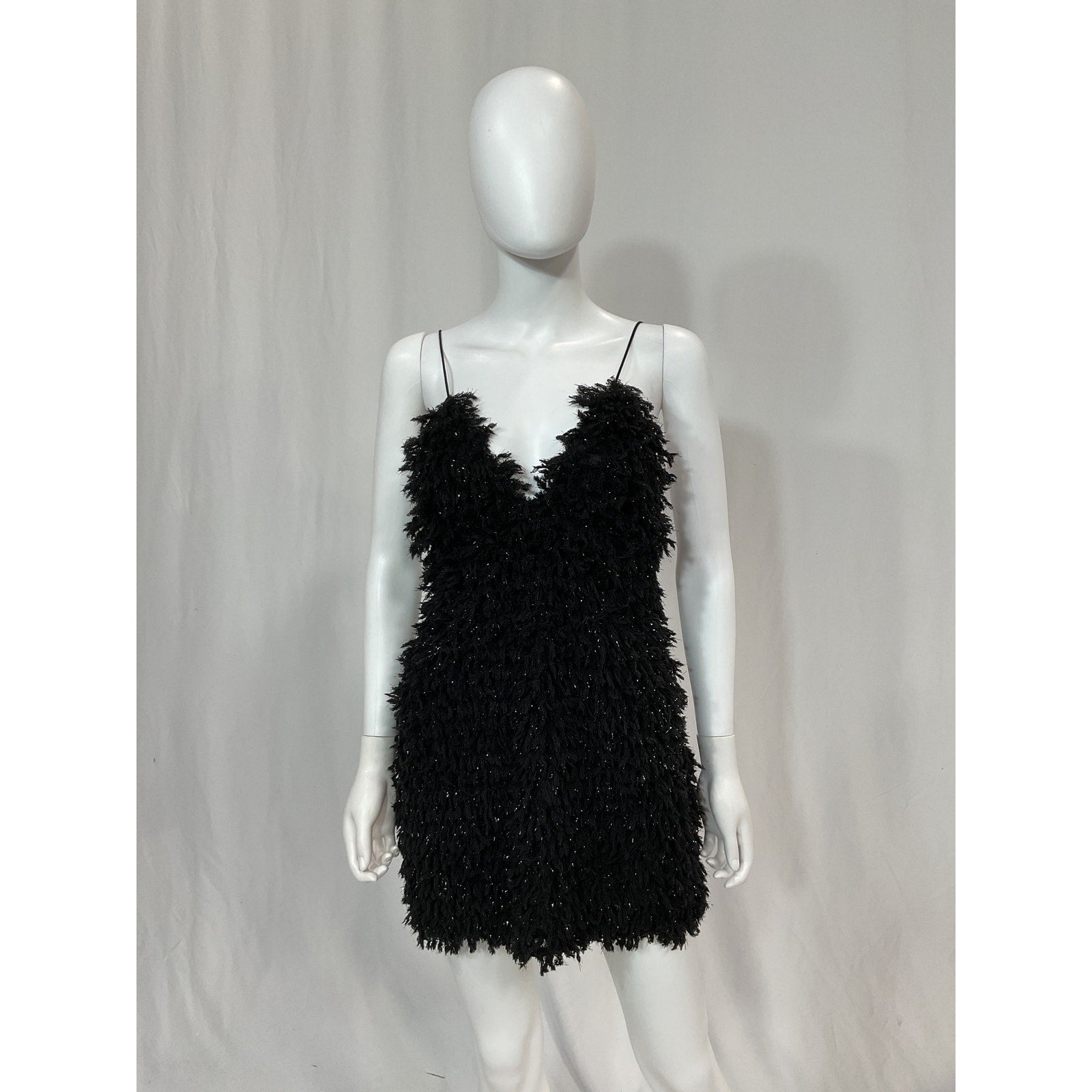 For Love & Lemons 'Kamara' Black Mini Dress Size M