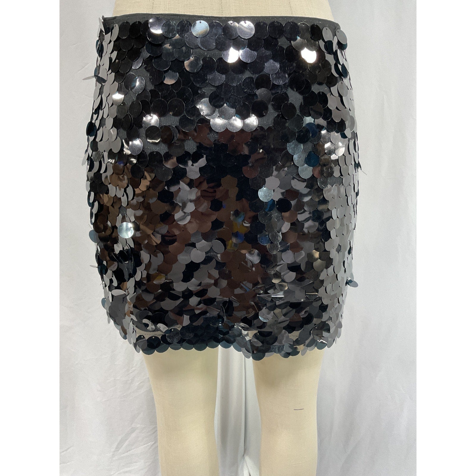 Simon Miller 'Dizzy Sequin' Black Skirt Size 4